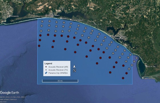 Overview of NAVSEA Gulf of Mexico testing area